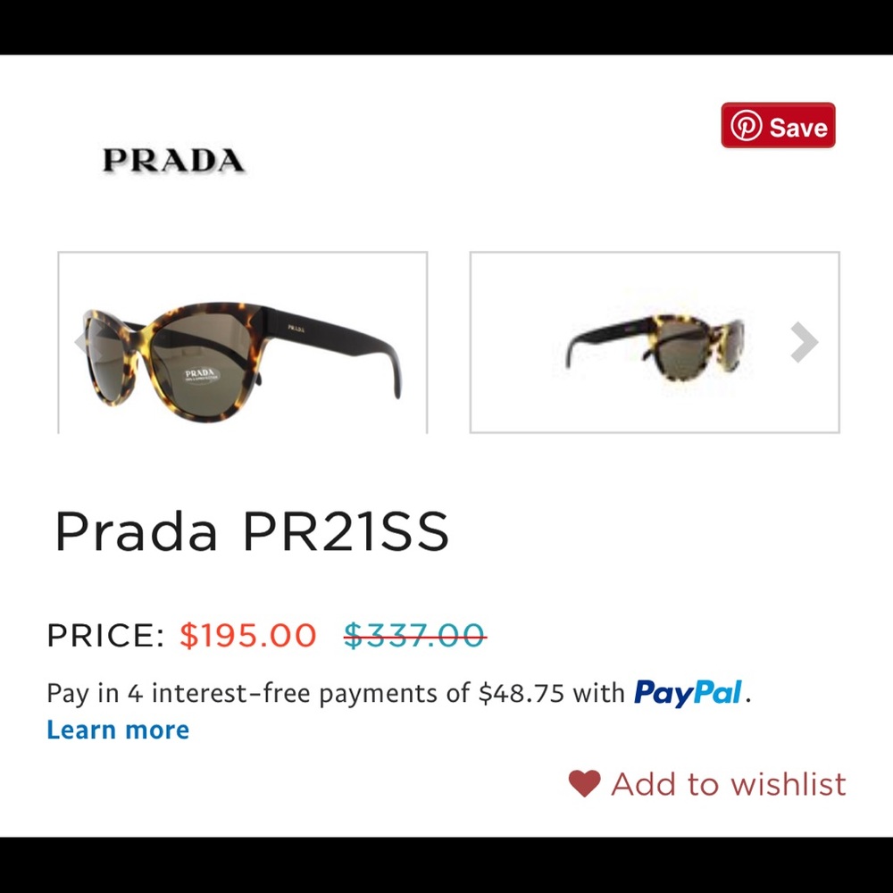 Prada tortoise sunglasses - Picture 6 of 7